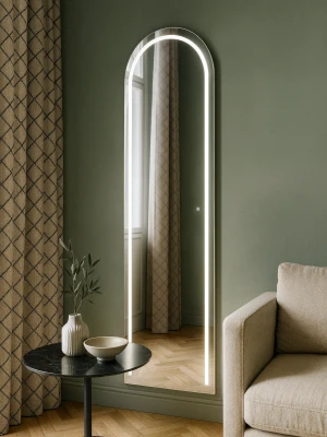 Spogulis ar LED apgaismojumu DIVINO, 190 x 60 cm, 2700-6500K, 47W, 5170Lm, IP44
